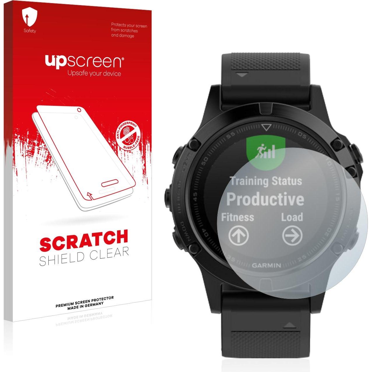upscreen Scratch Shield Displayschutz, Smartwatch Schutzfolie, Transparent