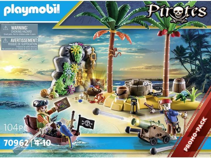 Produktbild Playmobil Piratenschatzinsel mit Skelett (70962, Playmobil Pirates)