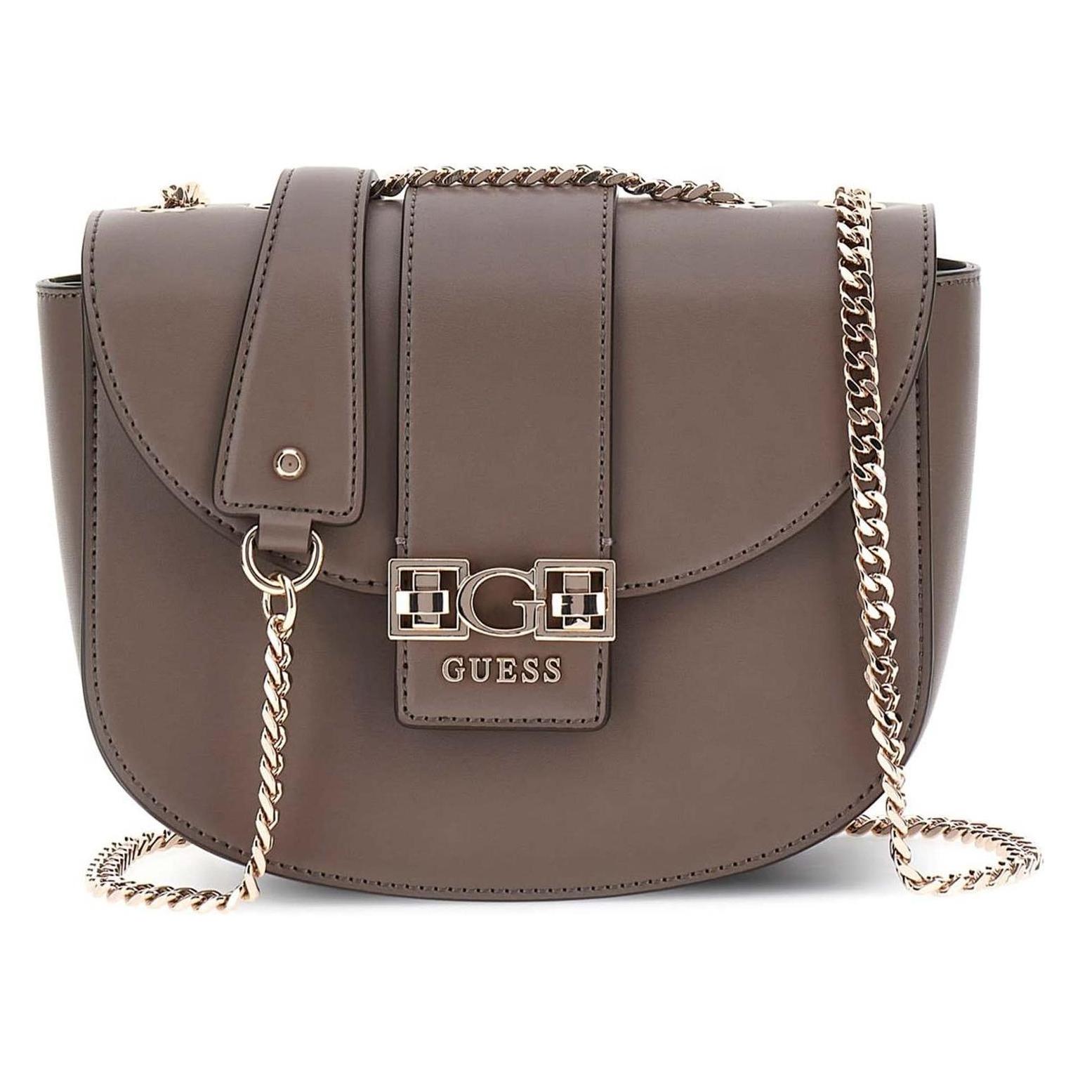 Guess, Damen, Handtasche, Jane Covertible Xbody Flap, Braun