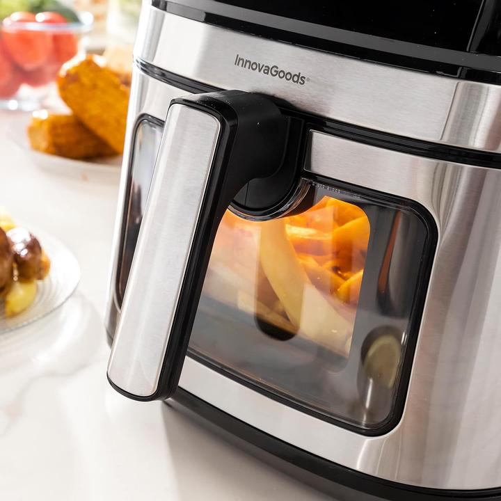 Produktbild InnovaGoods Heissluftfritteuse Fryinn View 6500 1700 W 6,5 L Edel