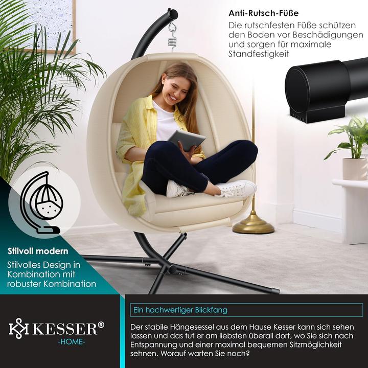 Actual product image Kesser Hängesessel mit Gestell