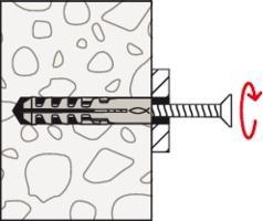 Actual product image Fischer 45485 Nylon dowel S 6 NV (30 pcs.)