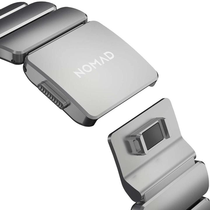 Image du produit Nomad Spartan Band Natural Titanium Black 49mm (FKM, Titane, Titane)