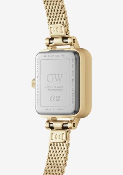 Actual product image Daniel Wellington Quadro Mini Evergold Amber Gold (Analogue wristwatch, 15.50 mm)