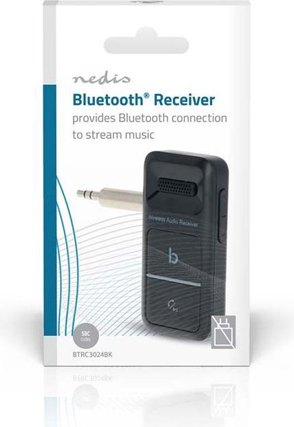 Actual product image Nedis Bluetooth receiver | Connections - Output: USB-C™ socket / 3.5 mm | AAC / SBC | Automatic (Receiver)