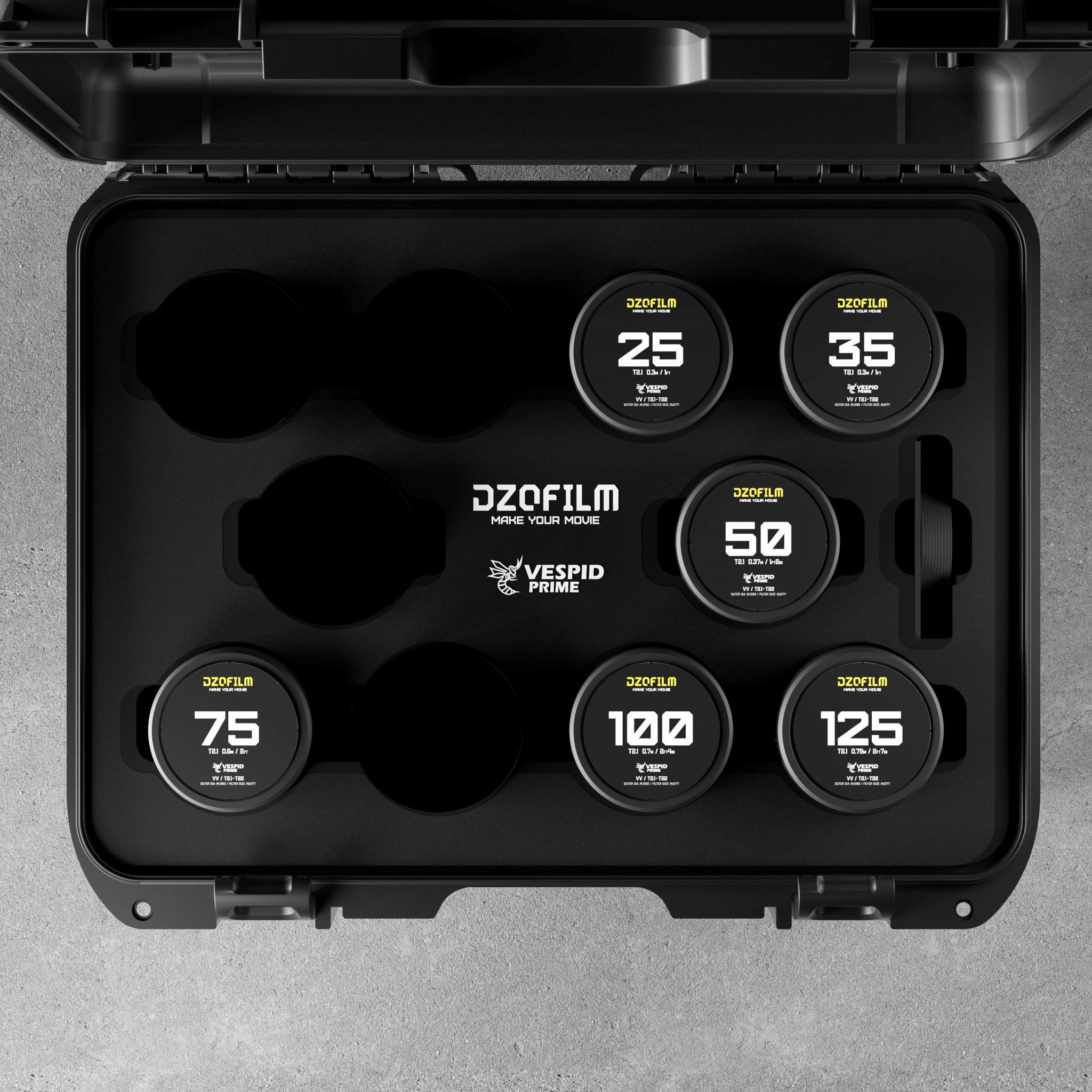 Dzofilm Vespid Prime Kit (Canon EF, PL, Full frame), Obiettivo, Nero