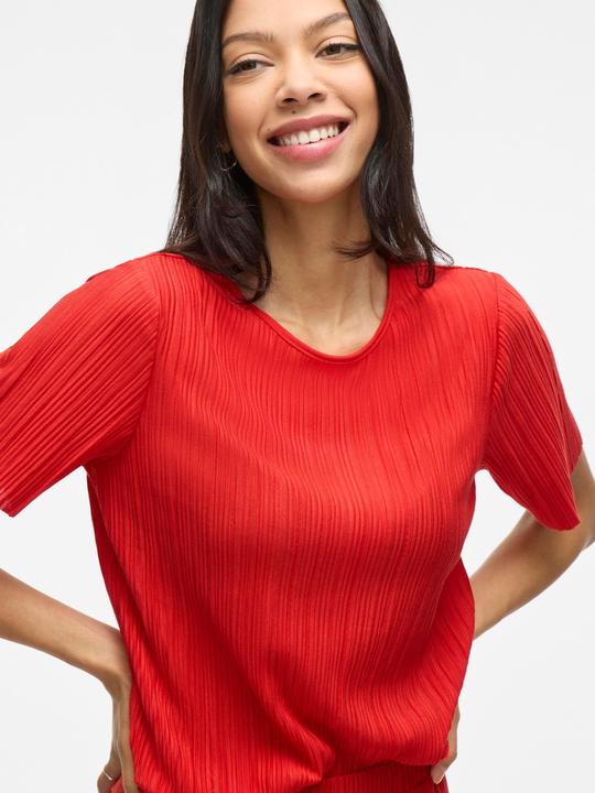 Actual product image Vila Geripptes Oberteil mit kurzen Ärmeln (XS)