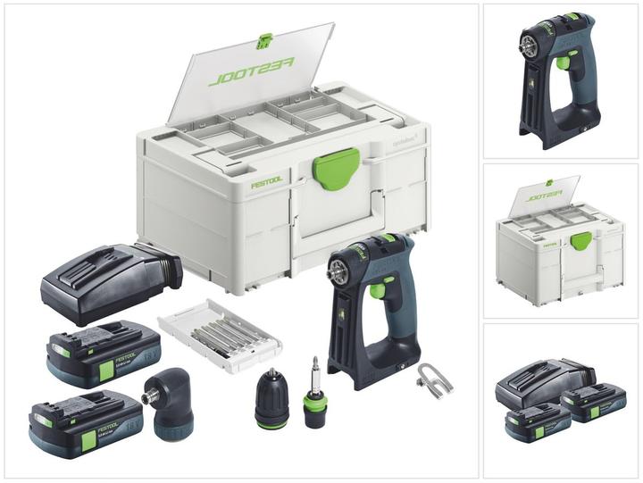 Productafbeelding Festool Perceuse-visseuse à accu CXS 18 C 3,0-Set (Oplaadbare batterij)