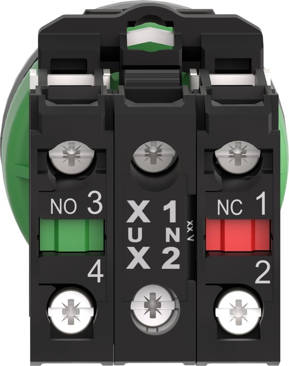 Actual product image Schneider Electric Illuminated pushbutton compl. flush art. blue 30mm 230V IP69K