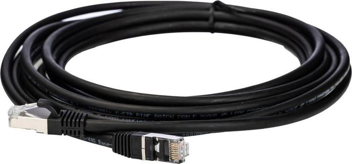 Image du produit RS PRO Câble Cat 8 Cat8, 5m, noir Câble patch, A RJ45 S/FTP mâle, B RJ45, LSZH (S/FTP, 5 m)