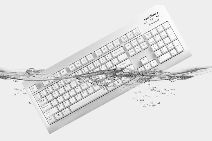 Actual product image Seal Shield Silver Seal Keyboard USB white SSWKSV208EN (DE, Cable)