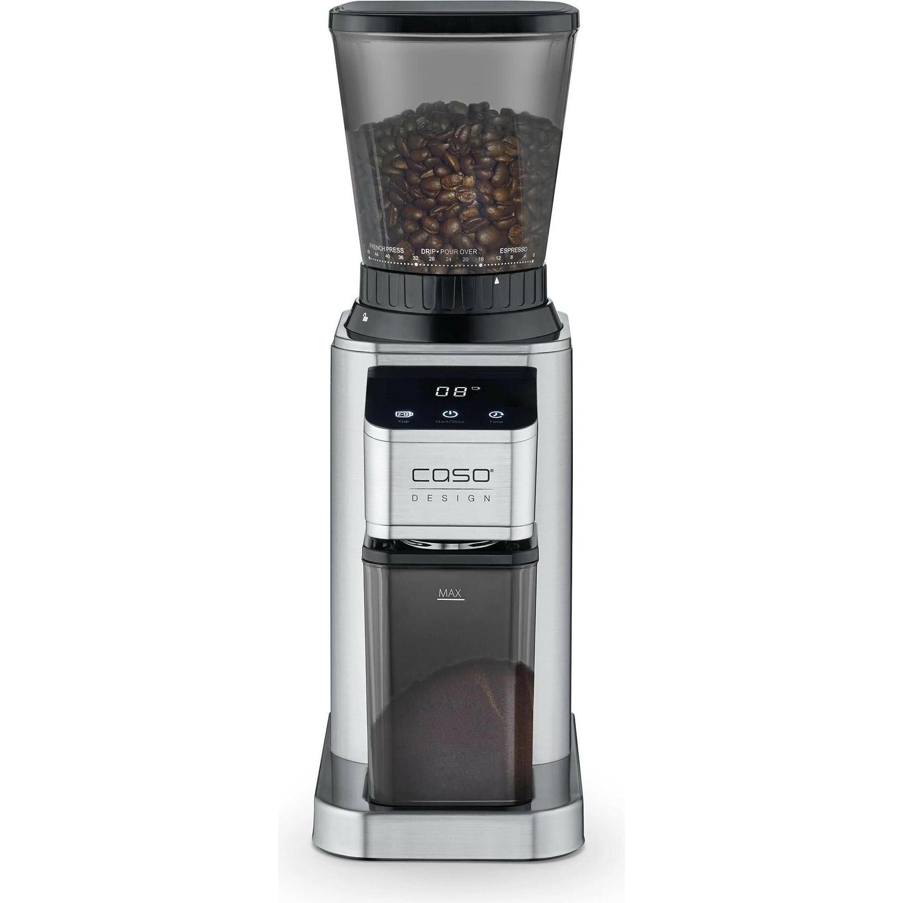 Caso Barista Chef, Kaffeemühle, Silber
