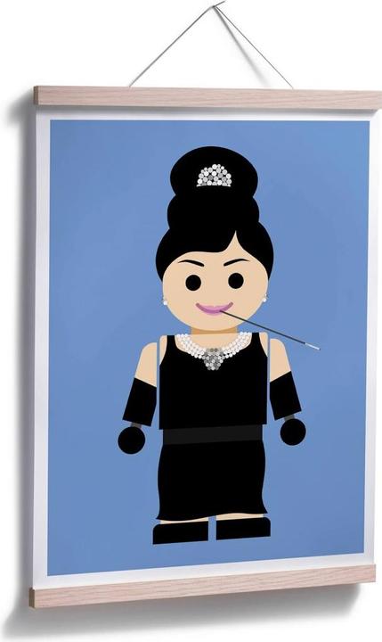 Actual product image Trenddeko Audrey Hepburn Toy (40 x 50 cm)