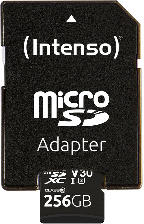 Produktbild Intenso UHS-I Professional (256 GB, microSDXC, U3, UHS-I)