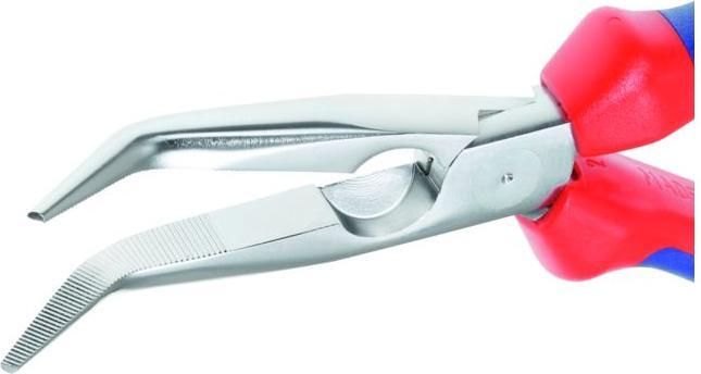 Productafbeelding Knipex Platte rondneus tang met snijkant (Ooievaarsneus tang) 26 25 200 (200 mm)