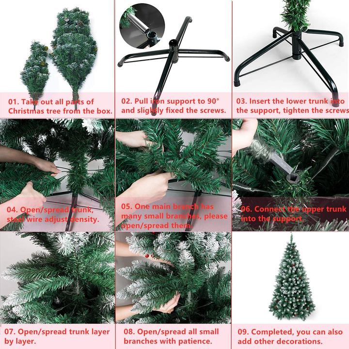 Actual product image Sunjas Christmas tree (150 cm)