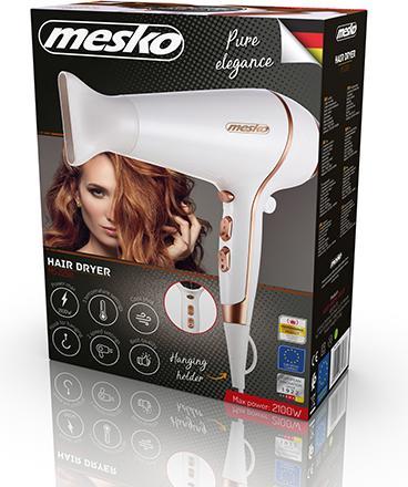 Immagine prodotto Mesko Asciugacapelli Adler MS 2250 (2100W, bianco)
