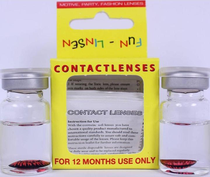 Produktbild Zoelibat Kontaktlinsen rote Katze (Rot)