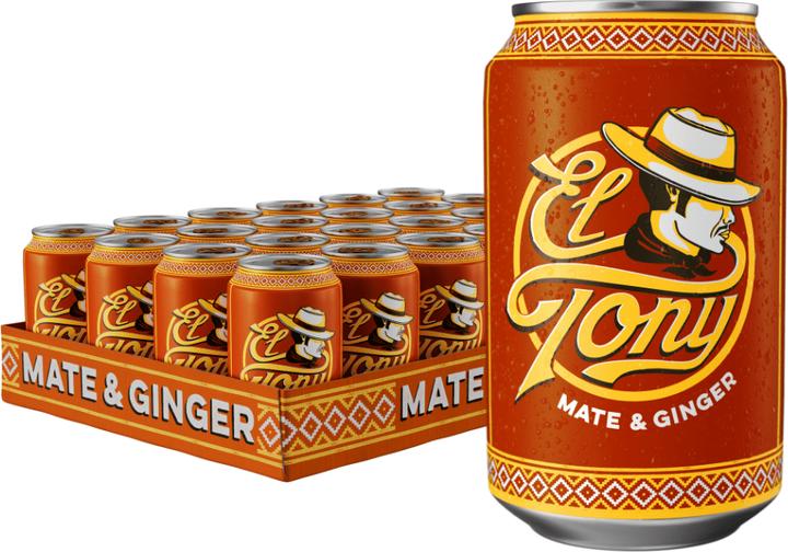 Immagine prodotto El Tony Mate e zenzero (24 x 33 cl)