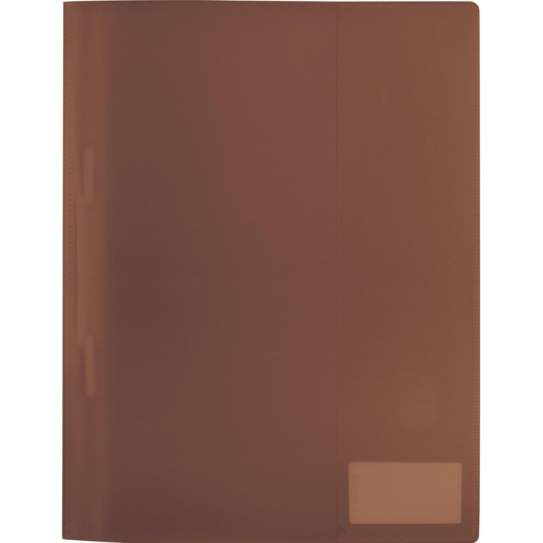 Herma, Mappe, Schnellhefter, aus PP, DIN A4, transluzent-braun (A4, 1 x)