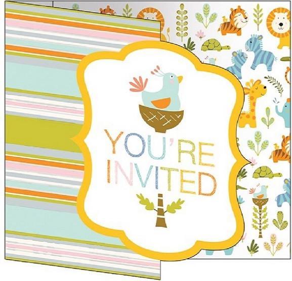 Actual product image Creative Party Invitations from the jungle