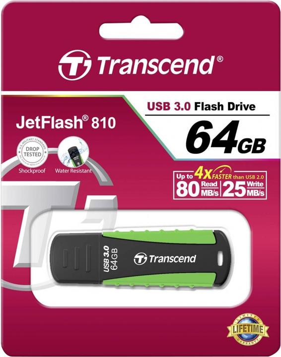 Image du produit Transcend JetFlash 810 (64 Go, USB-A, USB 3.0)