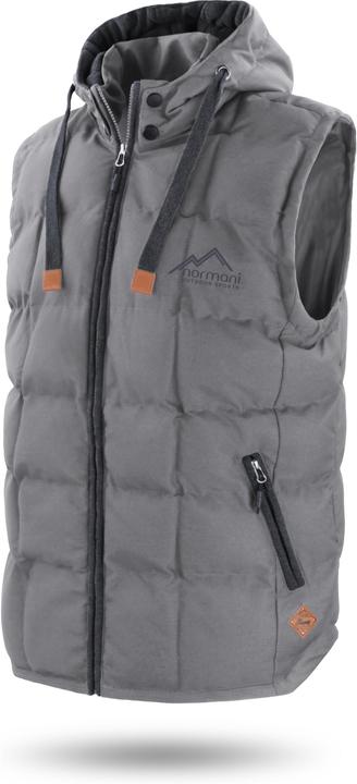 Actual product image Normani Mens Winter Quilted Vest Tropez - 1555 (XL)