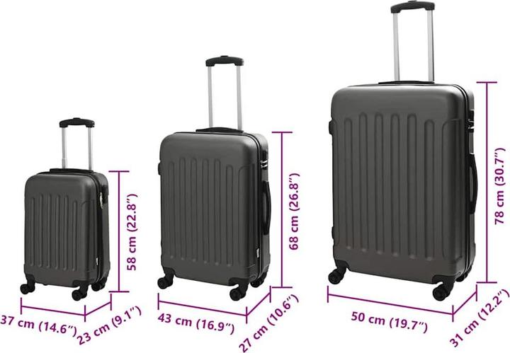 Actual product image VidaXL Reisetasche