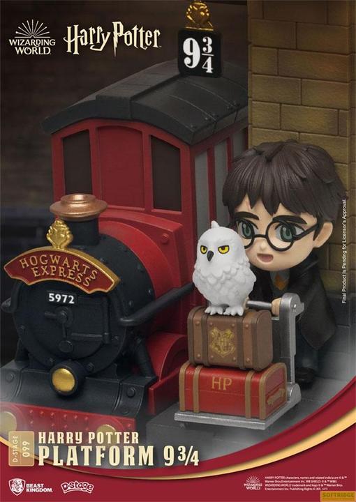 Actual product image Beast Kingdom D-Stage Harry Potter Diorama Platform 9 3/4 NV 15cm