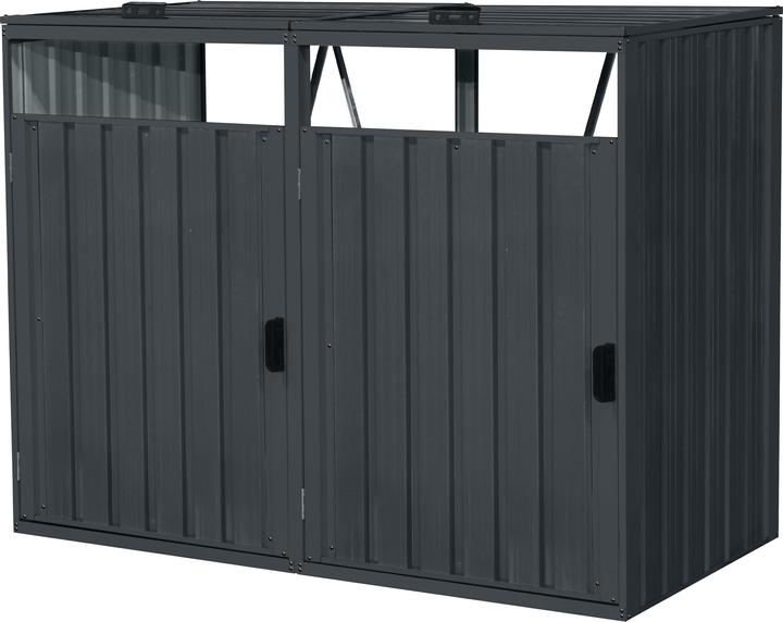 Immagine prodotto Axi Cassonetto Owen in metallo antracite 2x 240 L