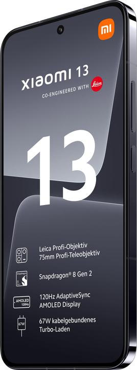 Actual product image Xiaomi 13 (256 GB, Black, 6.36", Dual SIM, 5G)