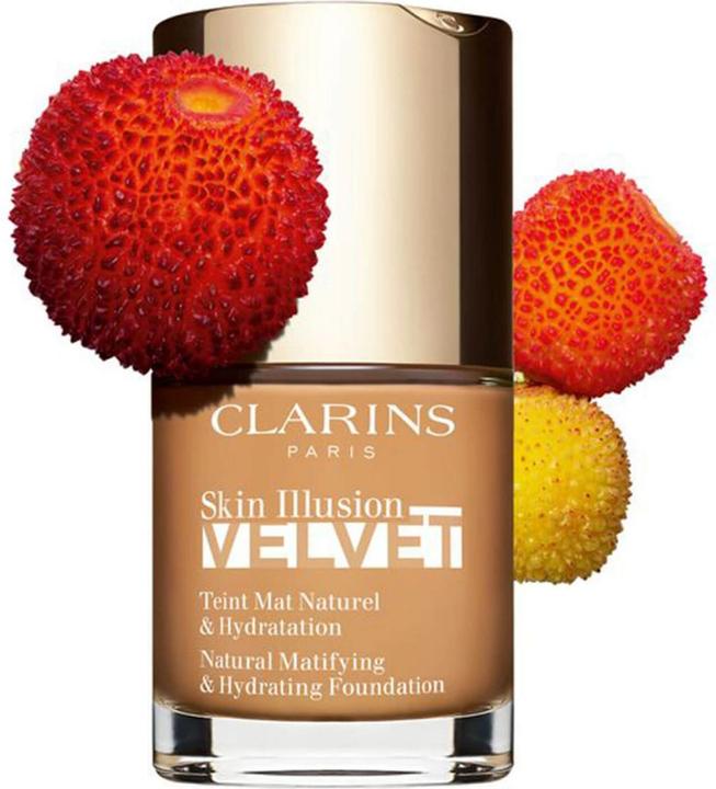 Actual product image Clarins Skin Illusion Velvet No 114N (No. 114N Cappuccino)