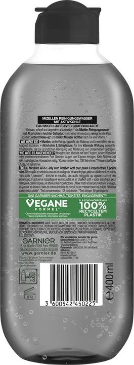 Actual product image Garnier Pure (Micelle water, 400 ml)