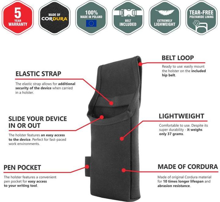 Productafbeelding Max Michel Universeel Cordura holster, maat S