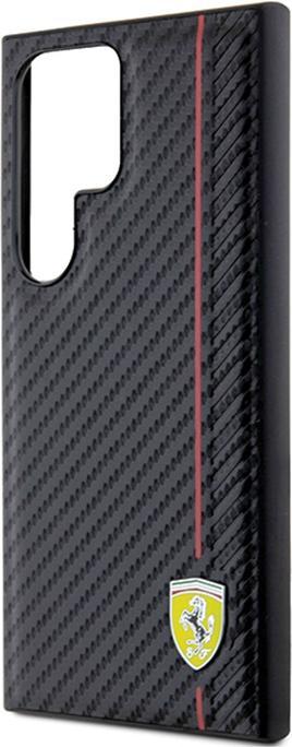 Image du produit Ferrari FEHCLN3DUR S928 czarny/black hardcase Ligne carbone imprimée (Samsung Galaxy S24 Ultra)