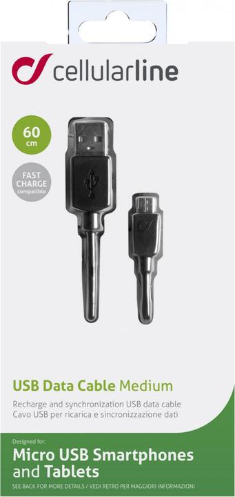Actual product image Cellularline Medium (0.60 m, USB 2.0)
