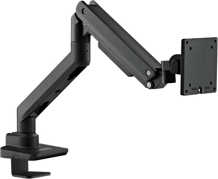 Actual product image Silverstone SST-ARM14B - Single LCD LED Monitor Arm with heavy-duty gas spring design, adjustable, 1 (Table, 49", 20 kg)