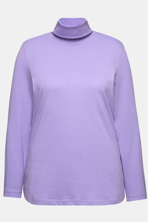 Actual product image Ulla Popken Basic Long Sleeve Slim Fit Turtleneck (60)