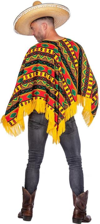 Actual product image Metamorph Sierra Poncho - buntes Faschings Karnevals Kostüm (50)