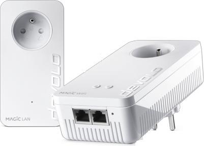 Produktbild Devolo Magic 2 WiFi next Starter Kit Ethernet LAN Wi-Fi White 2 pc(s) (1200 Mbit/s)