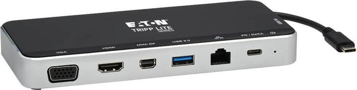 Actual product image Eaton USB Dock Triple Display 4K HDMI & mDP VGA USB 3.2 Gen 1 USB-A/C Hub GbE 60W PD Charg (USB-C)