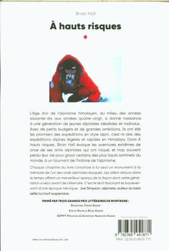 Image du produit A hauts risques : grimper jusqu'à perdre la vie (Français, Hall Brian, 2024)
