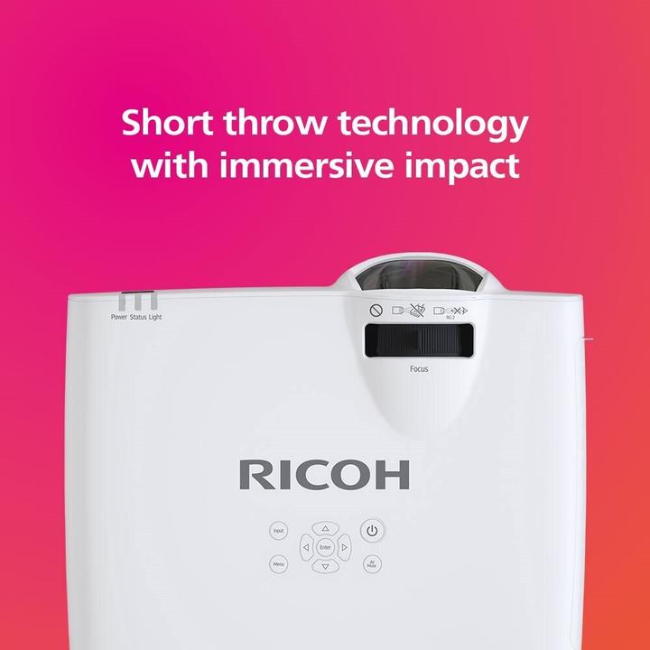 Actual product image RICOH PJ WUL5A40ST 55-150p WUXGA (Full HD, 4500 lm)