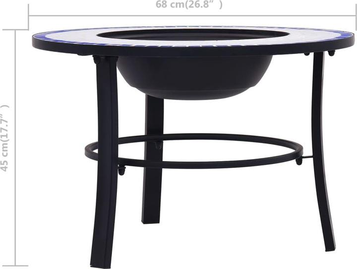 Immagine prodotto vidaXL Feuerschale (68 cm)