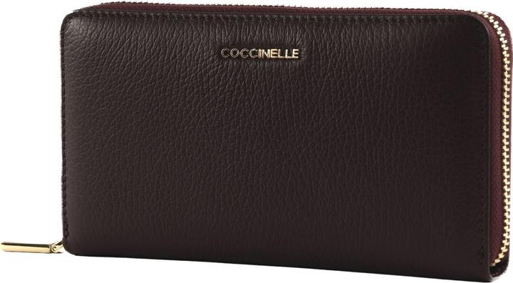 Actual product image Coccinelle Metallic Soft Wallet Grained Leather