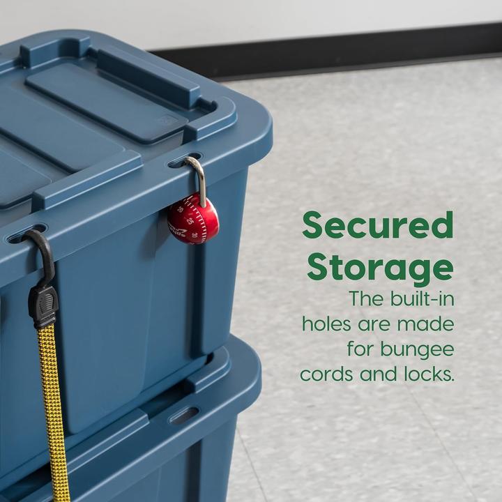 Actual product image Iris Ohyama Heavy Duty Storage Bins with Lids (38 cm, 45 l, 4x)