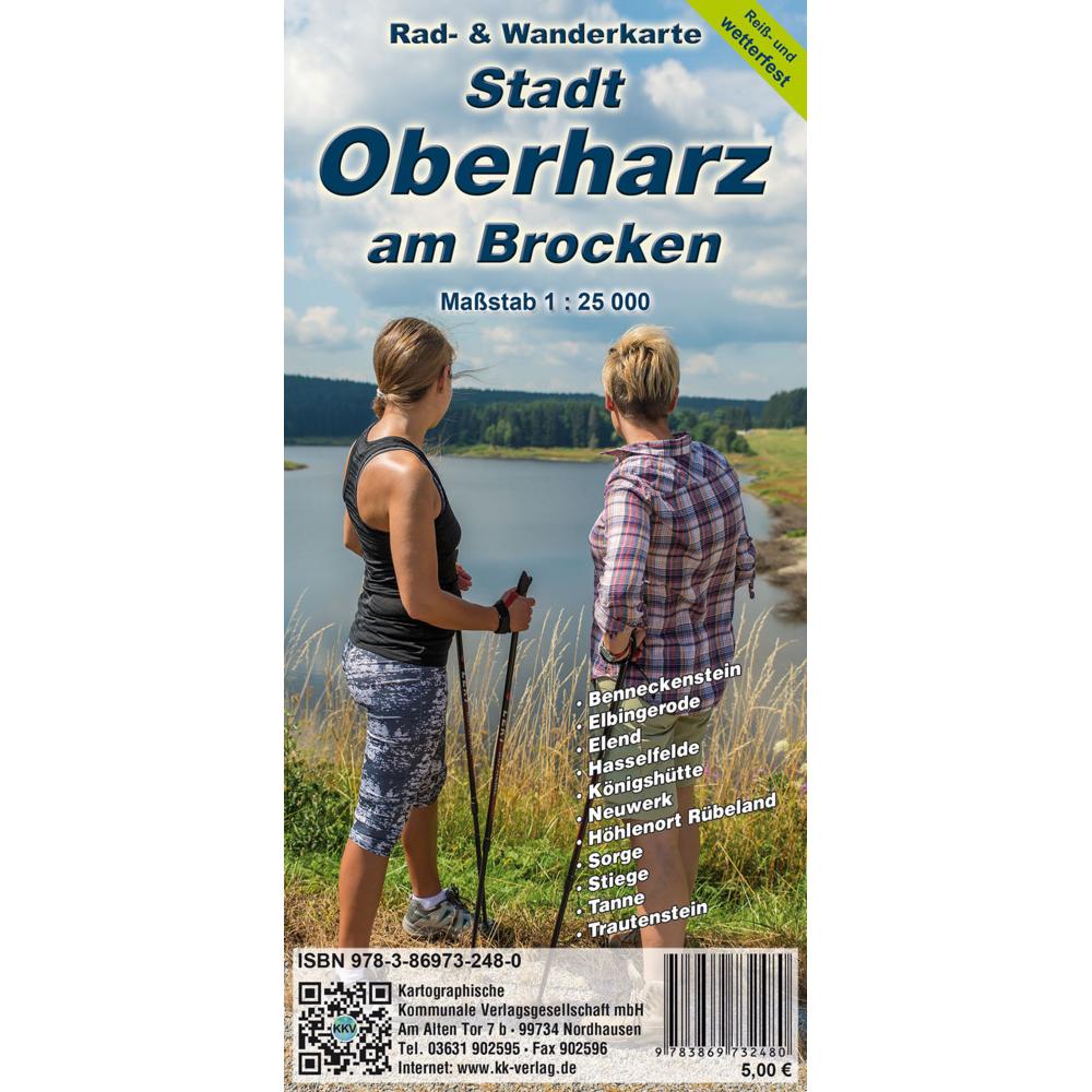 Stadt Oberharz am Brocken, Landkarte