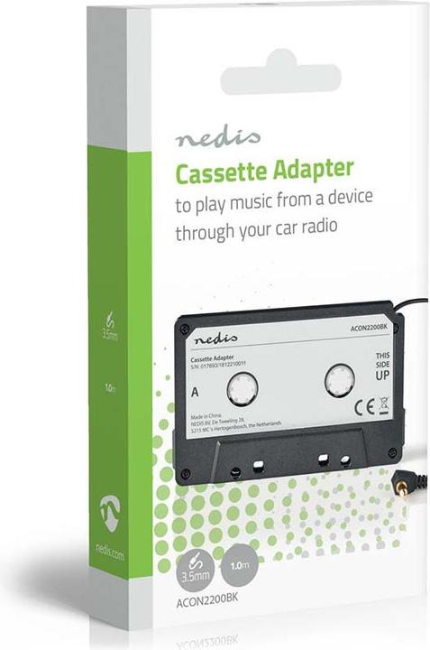 Actual product image Nedis Aux cassette adapter