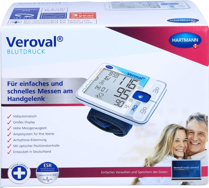 Actual product image Veroval Wrist blood pressure monitor (Blood pressure monitor wrist)