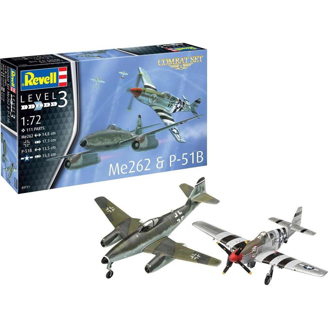 Revell Combat Set Me262 & P-51B